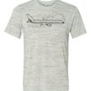 White Marble Unisex Poly-Cotton Short-Sleeve T-Shirt Thumbnail