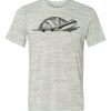 White Marble Unisex Poly-Cotton Short-Sleeve T-Shirt Thumbnail