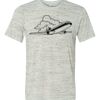 White Marble Unisex Poly-Cotton Short-Sleeve T-Shirt Thumbnail