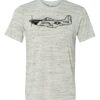 White Marble Unisex Poly-Cotton Short-Sleeve T-Shirt Thumbnail