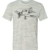 White Marble Unisex Poly-Cotton Short-Sleeve T-Shirt Thumbnail