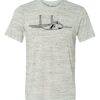 White Marble Unisex Poly-Cotton Short-Sleeve T-Shirt Thumbnail