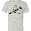 White Marble Unisex Poly-Cotton Short-Sleeve T-Shirt Thumbnail