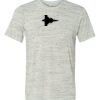 White Marble Unisex Poly-Cotton Short-Sleeve T-Shirt Thumbnail