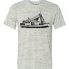 White Marble Unisex Poly-Cotton Short-Sleeve T-Shirt Thumbnail