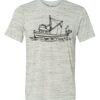 White Marble Unisex Poly-Cotton Short-Sleeve T-Shirt Thumbnail