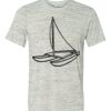White Marble Unisex Poly-Cotton Short-Sleeve T-Shirt Thumbnail