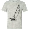 White Marble Unisex Poly-Cotton Short-Sleeve T-Shirt Thumbnail