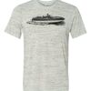 White Marble Unisex Poly-Cotton Short-Sleeve T-Shirt Thumbnail
