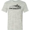 White Marble Unisex Poly-Cotton Short-Sleeve T-Shirt Thumbnail