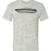 White Marble Unisex Poly-Cotton Short-Sleeve T-Shirt Thumbnail