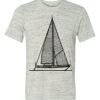 White Marble Unisex Poly-Cotton Short-Sleeve T-Shirt Thumbnail