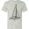 White Marble Unisex Poly-Cotton Short-Sleeve T-Shirt Thumbnail