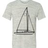 White Marble Unisex Poly-Cotton Short-Sleeve T-Shirt Thumbnail