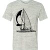 White Marble Unisex Poly-Cotton Short-Sleeve T-Shirt Thumbnail