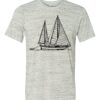 White Marble Unisex Poly-Cotton Short-Sleeve T-Shirt Thumbnail