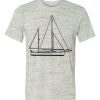 White Marble Unisex Poly-Cotton Short-Sleeve T-Shirt Thumbnail