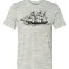 White Marble Unisex Poly-Cotton Short-Sleeve T-Shirt Thumbnail