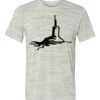 White Marble Unisex Poly-Cotton Short-Sleeve T-Shirt Thumbnail