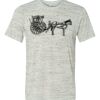 White Marble Unisex Poly-Cotton Short-Sleeve T-Shirt Thumbnail