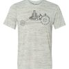 White Marble Unisex Poly-Cotton Short-Sleeve T-Shirt Thumbnail