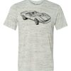 White Marble Unisex Poly-Cotton Short-Sleeve T-Shirt Thumbnail