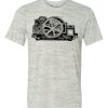 White Marble Unisex Poly-Cotton Short-Sleeve T-Shirt Thumbnail