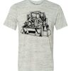 White Marble Unisex Poly-Cotton Short-Sleeve T-Shirt Thumbnail