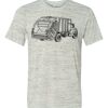 White Marble Unisex Poly-Cotton Short-Sleeve T-Shirt Thumbnail