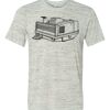 White Marble Unisex Poly-Cotton Short-Sleeve T-Shirt Thumbnail