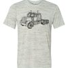 White Marble Unisex Poly-Cotton Short-Sleeve T-Shirt Thumbnail
