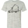 White Marble Unisex Poly-Cotton Short-Sleeve T-Shirt Thumbnail