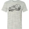 White Marble Unisex Poly-Cotton Short-Sleeve T-Shirt Thumbnail