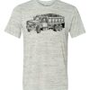 White Marble Unisex Poly-Cotton Short-Sleeve T-Shirt Thumbnail