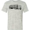 White Marble Unisex Poly-Cotton Short-Sleeve T-Shirt Thumbnail