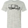 White Marble Unisex Poly-Cotton Short-Sleeve T-Shirt Thumbnail