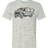 White Marble Unisex Poly-Cotton Short-Sleeve T-Shirt Thumbnail
