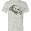 White Marble Unisex Poly-Cotton Short-Sleeve T-Shirt Thumbnail