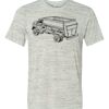 White Marble Unisex Poly-Cotton Short-Sleeve T-Shirt Thumbnail
