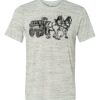 White Marble Unisex Poly-Cotton Short-Sleeve T-Shirt Thumbnail