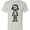 White Marble Unisex Poly-Cotton Short-Sleeve T-Shirt Thumbnail