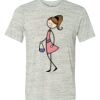 White Marble Unisex Poly-Cotton Short-Sleeve T-Shirt Thumbnail