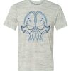 White Marble Unisex Poly-Cotton Short-Sleeve T-Shirt Thumbnail