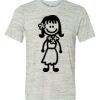 White Marble Unisex Poly-Cotton Short-Sleeve T-Shirt Thumbnail