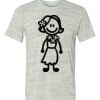 White Marble Unisex Poly-Cotton Short-Sleeve T-Shirt Thumbnail