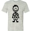 White Marble Unisex Poly-Cotton Short-Sleeve T-Shirt Thumbnail