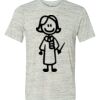 White Marble Unisex Poly-Cotton Short-Sleeve T-Shirt Thumbnail