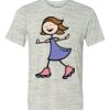White Marble Unisex Poly-Cotton Short-Sleeve T-Shirt Thumbnail