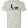 White Marble Unisex Poly-Cotton Short-Sleeve T-Shirt Thumbnail