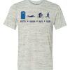 White Marble Unisex Poly-Cotton Short-Sleeve T-Shirt Thumbnail